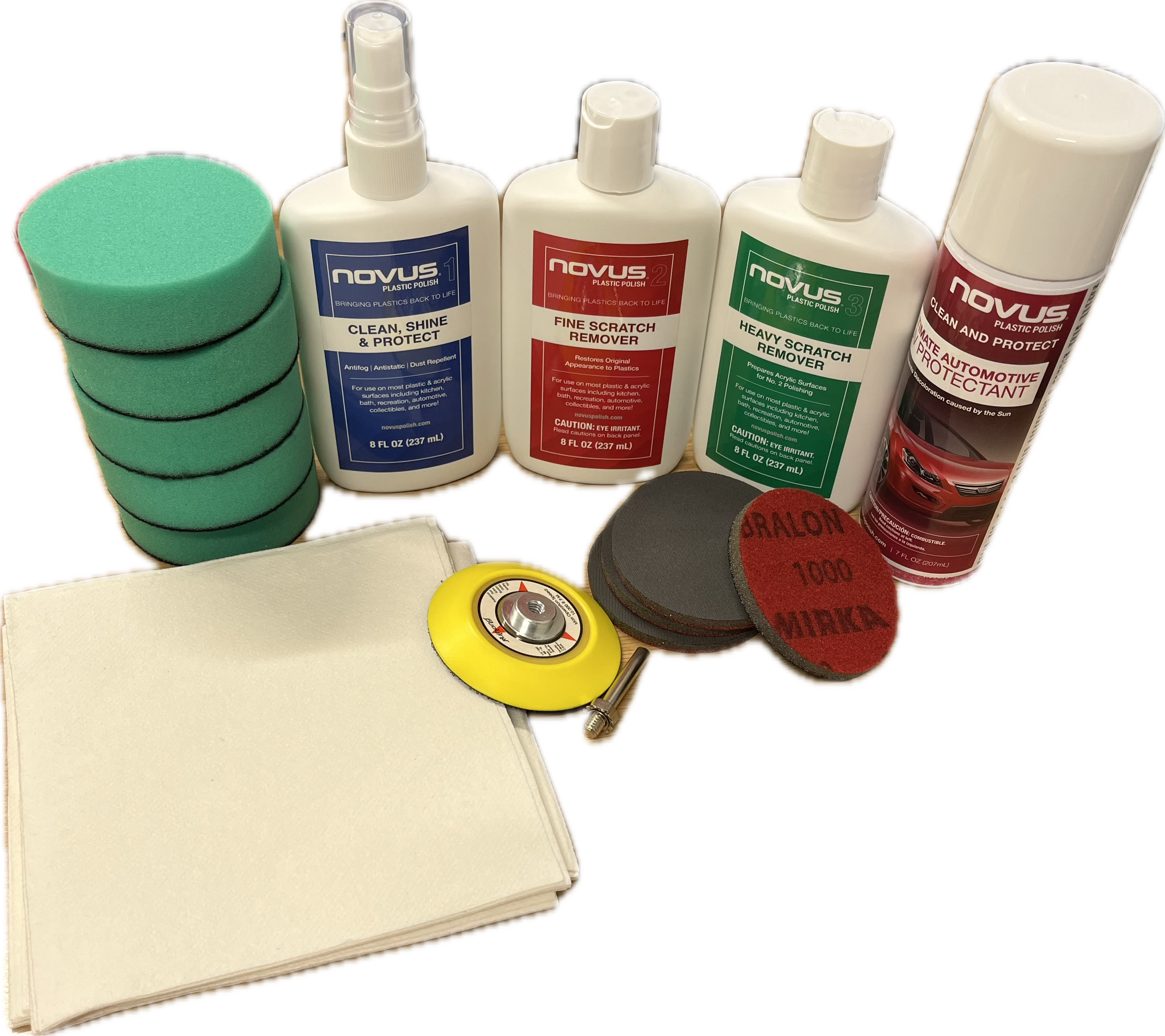 Professional Headlight Restoration Kit - For restoring multiple headlights